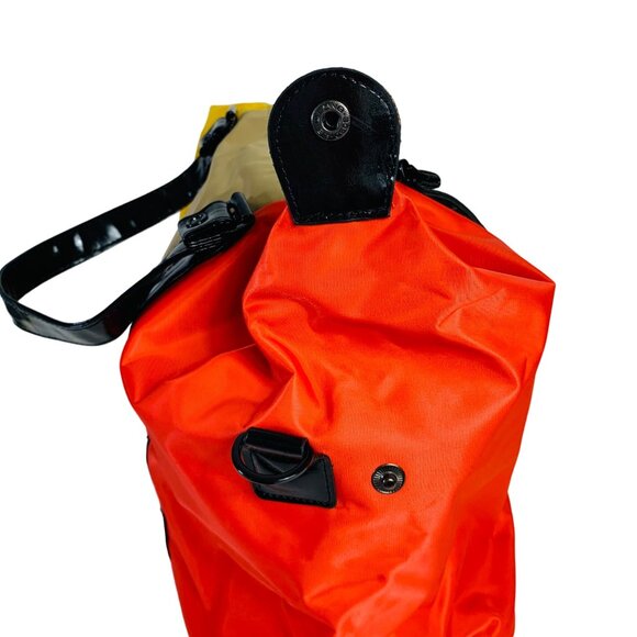 JM New York Colorblock Tote Bag 80s Style Weekender Travel Overnight VTG Fashion - Picture 5 of 15